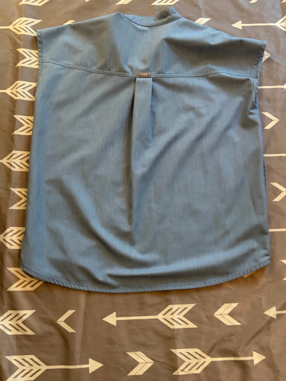 Figs Denim Blue Women’s Rafaela scrub top